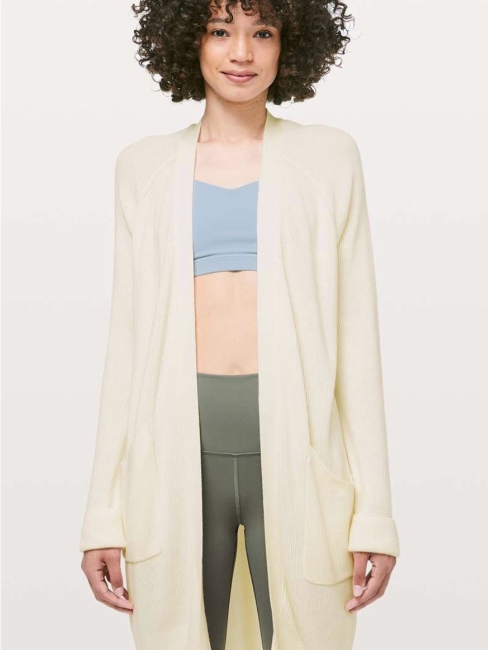 Lululemon still at ease wrap Cardigan Sweater 8